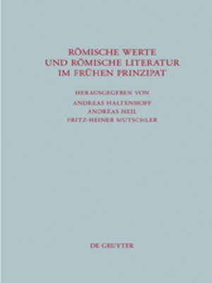 cover image of Römische Werte und römische Literatur im frühen Prinzipat